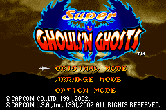 Super Ghouls 'n Ghosts screenshot 3 for GameBoy Advance